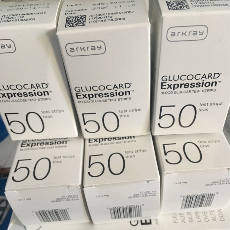 6 50 CT boxes of glucocard expressIon Test Strips mint condition all